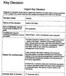 Salford Council Urgent Key Decision Notice for Salford Reds